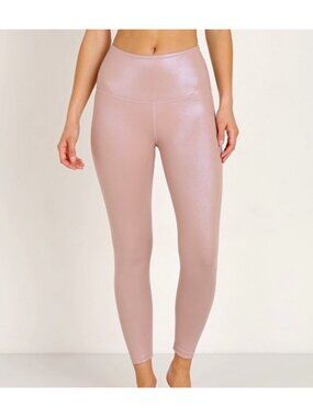 Beyond Yoga Brazen Blush Legging High Waist Shiny Finish